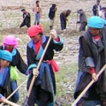 Working Tibetan women photo via Athur Braverman