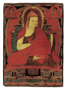 Retrato del monje indio Atisha.  Tíbet, de principios a mediados del siglo XII.  © Museo Metropolitano de Arte