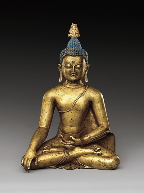 Seated Buddha Reaching Enlightenment, Central Tibet, 11th–12th century © Metropolitan Museum of Art