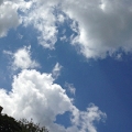 Sky over Totnes.
